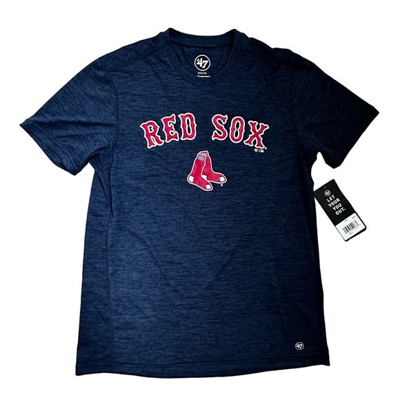 47|SS Athletic‎ Tee|Boston Red Sox|NWT|Blue|SZ S - Picture 1 of 7